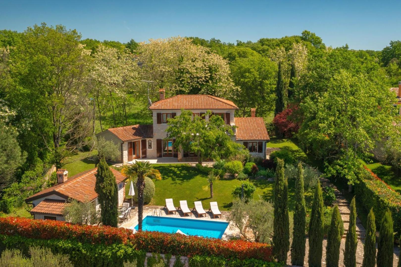 Rustic Villa Cehici With Pool In Sveti Lovrec Jehnici Екстер'єр фото