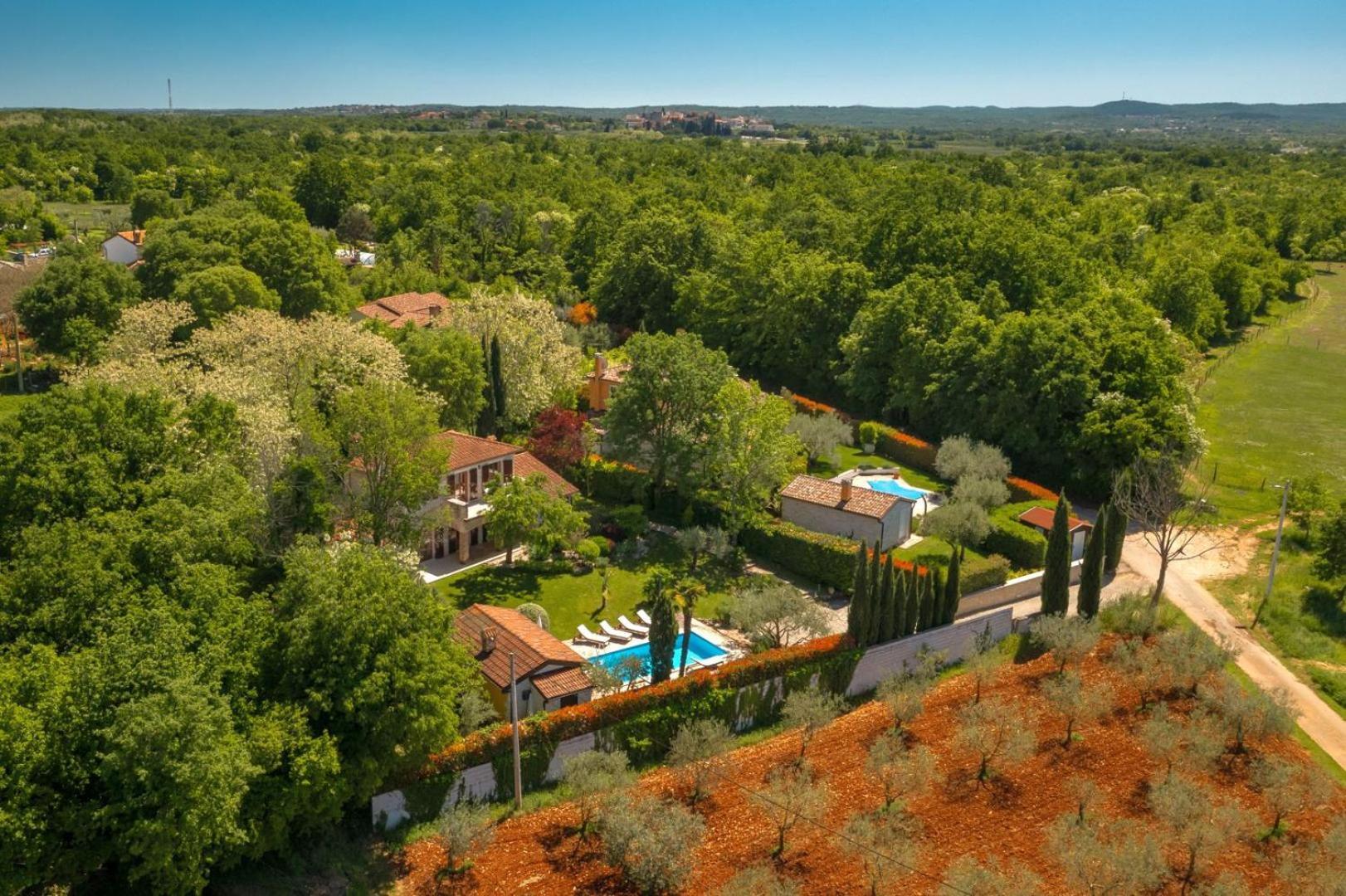 Rustic Villa Cehici With Pool In Sveti Lovrec Jehnici Екстер'єр фото