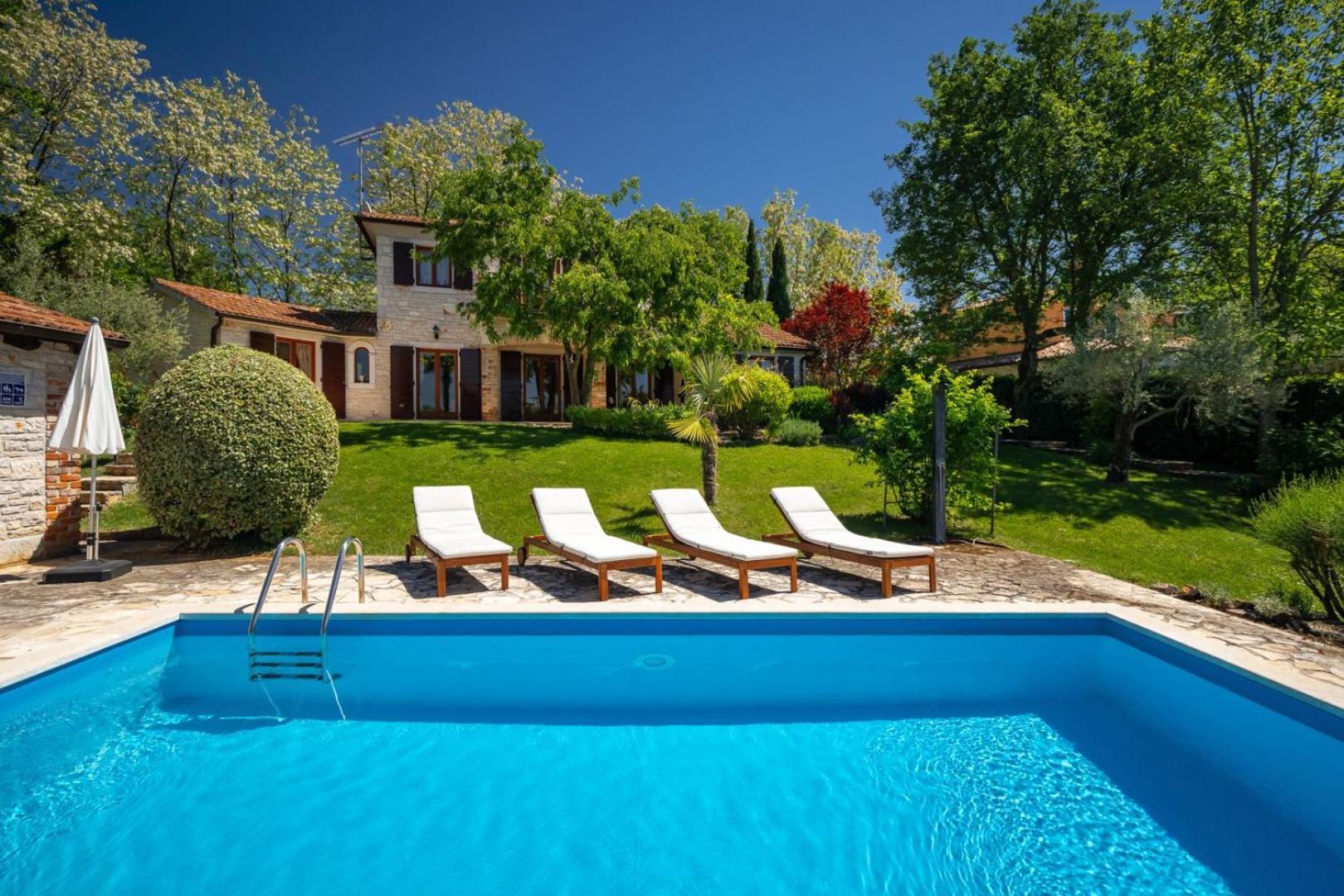 Rustic Villa Cehici With Pool In Sveti Lovrec Jehnici Екстер'єр фото