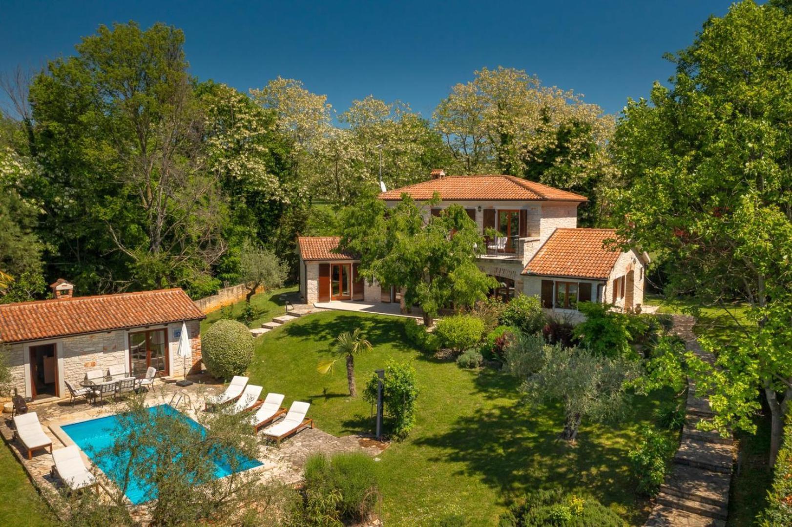 Rustic Villa Cehici With Pool In Sveti Lovrec Jehnici Екстер'єр фото